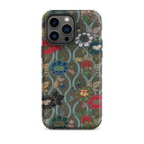 Japanese Flower Fan Pattern - G.a. Audsley Iphone Case, 14 Pro Max / Matte, Floral Patterned Phone Case