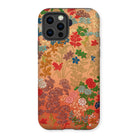 Japanese Flower Fan Pattern - G.a. Audsley Iphone Case 12 Pro / Matte Mobile Phone Cases