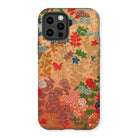 Japanese Flower Fan Pattern - G.a. Audsley Iphone Case - 12 Pro / Matte