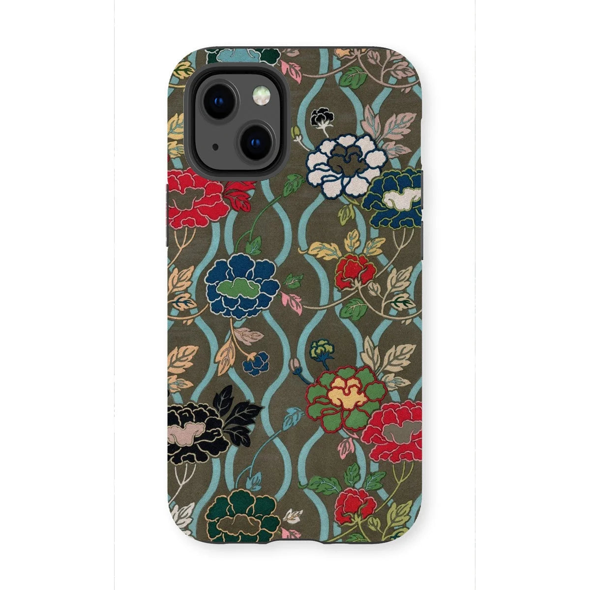 Japanese Flower Fan Pattern - G.a. Audsley Iphone Case 13 Mini / Matte Mobile Phone Cases