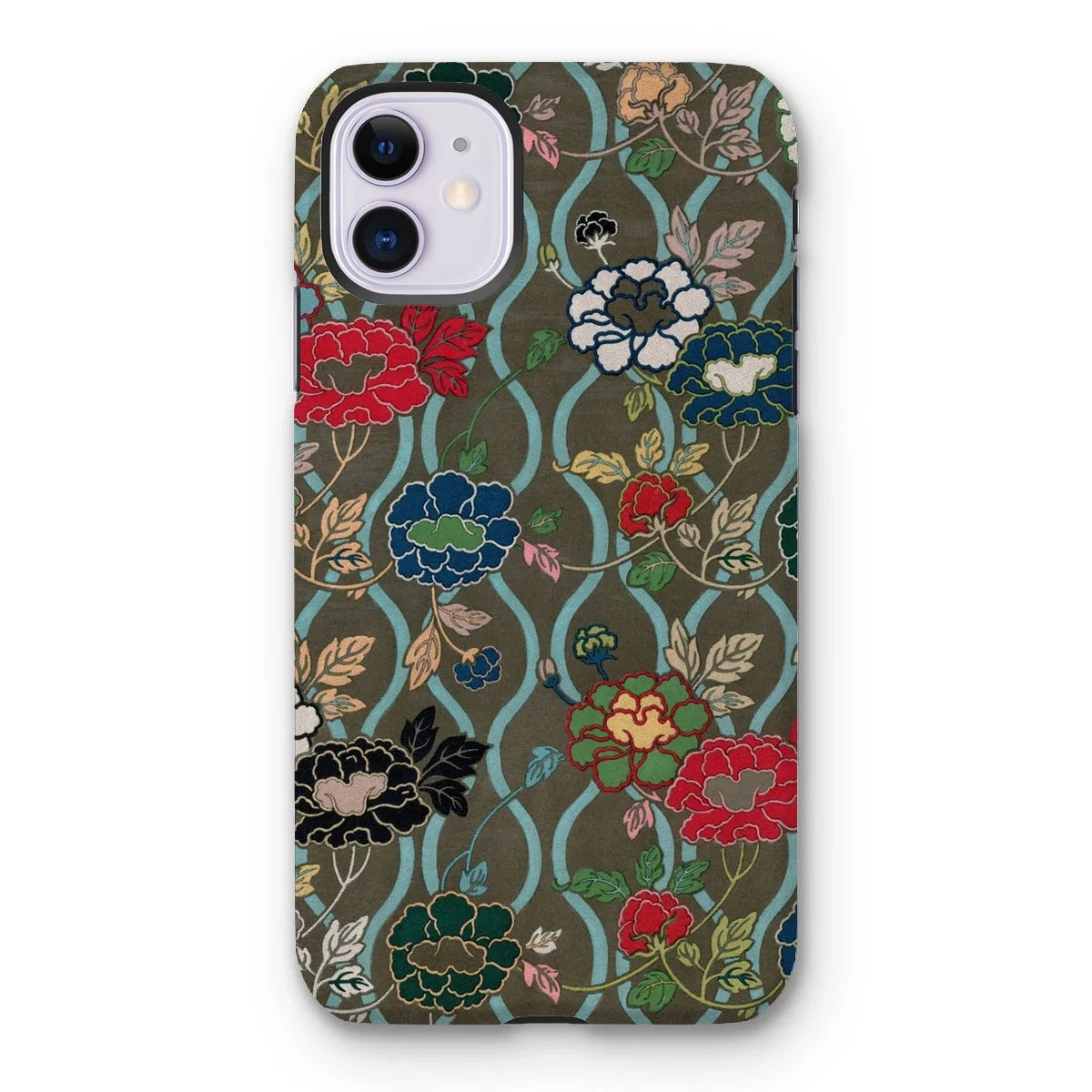 Japanese Flower Fan Pattern - G.a. Audsley Iphone Case 11 / Matte Mobile Phone Cases