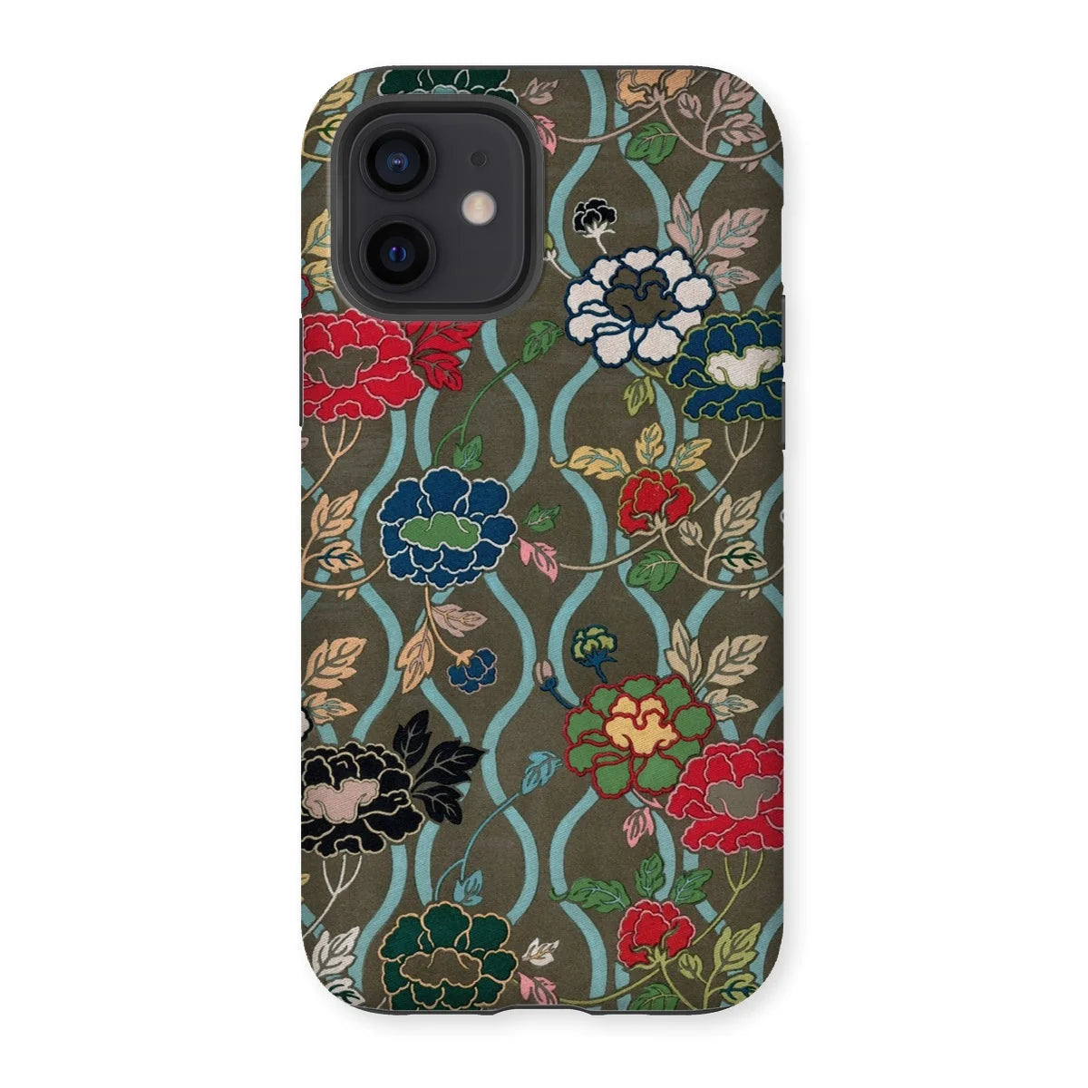 Japanese Flower Fan Pattern - G.a. Audsley Iphone Case 12 / Matte Mobile Phone Cases