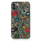 Japanese Flower Fan Pattern - G.a. Audsley Iphone Case, 11 Pro Max / Matte, Kite-952587715, Iphone Case Vintage Floral