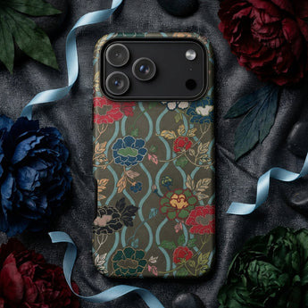 Japanese Flower Fan Pattern - G.a. Audsley Iphone Case, Mobile Phone Cases, Toby Leon