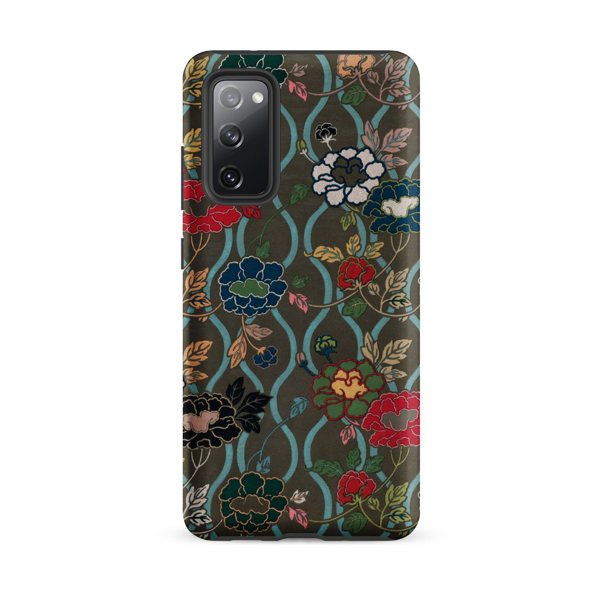 Japanese Flower Fan Pattern G.a. Audsley Samsung Case, Galaxy S20 Fe / Matte, Smartphone Floral Patterned Protective Case