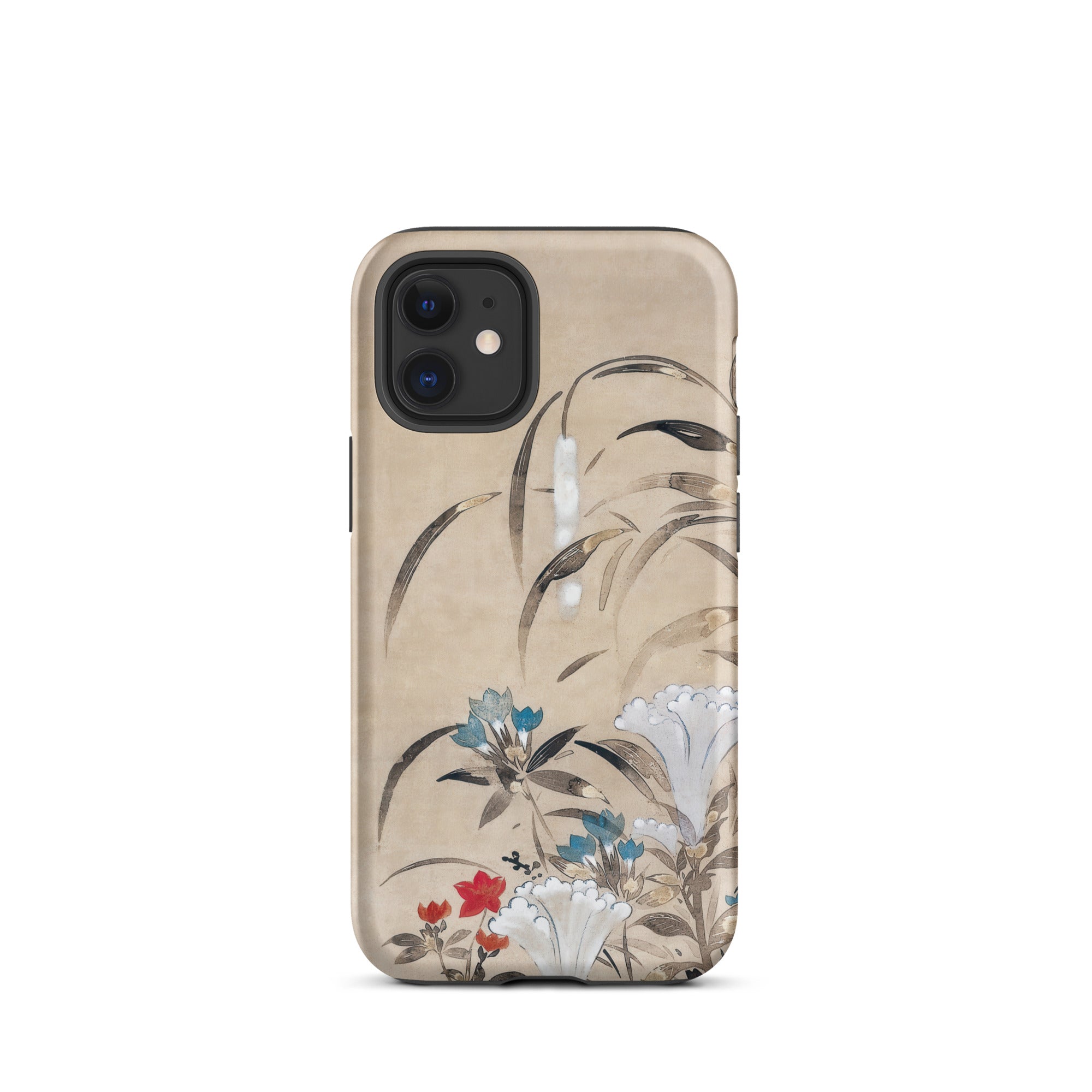Japanese Flowers Tawaraya Sōsetsu Iphone Case, 12 Mini / Matte, Floral Patterned Iphone Case