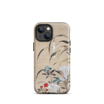Japanese Flowers - Tawaraya Sōsetsu Iphone Case, 13 Mini / Matte, Floral-patterned Phone Case