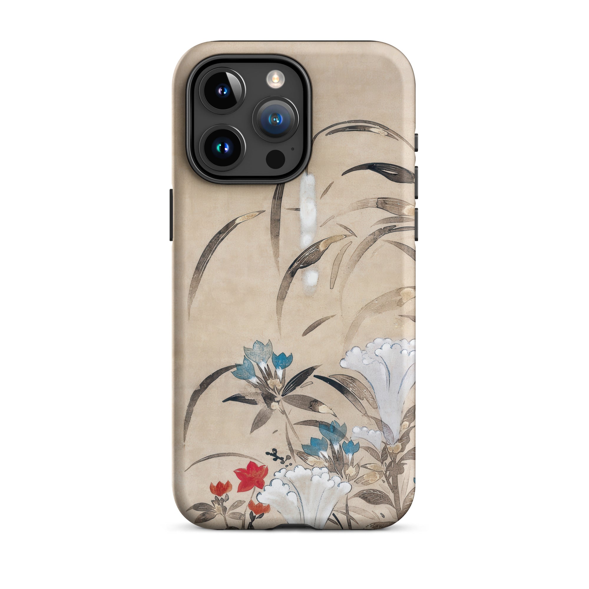 Japanese Flowers Tawaraya Sōsetsu Iphone Case, 15 Pro Max / Matte, Floral Patterned Phone Case
