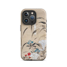 Japanese Flowers Tawaraya Sōsetsu Iphone Case, 16 Pro / Matte, Floral Patterned Smartphone Case