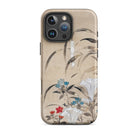Japanese Flowers Tawaraya Sōsetsu Iphone Case, 16 Pro Max / Matte, Floral Patterned Smartphone Case