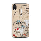 Japanese Flowers Tawaraya Sōsetsu Iphone Case, Xr / Matte, Floral Patterned Phone Case