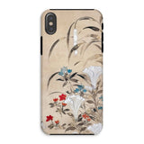 Japanese Flowers - Tawaraya Sōsetsu Iphone Case, Xs / Matte, Floral-patterned Phone Case