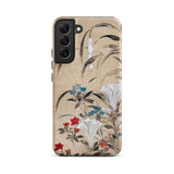 Japanese Flowers - Tawaraya Sosetsu Samsung Case, Galaxy S22 Plus / Matte, Phone Case Floral Design
