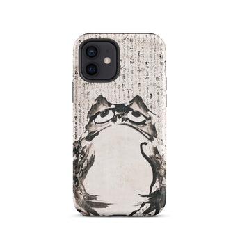 Japanese Frog - Getsuju Iphone Case, 12 / Matte, Frog-themed Phone Case