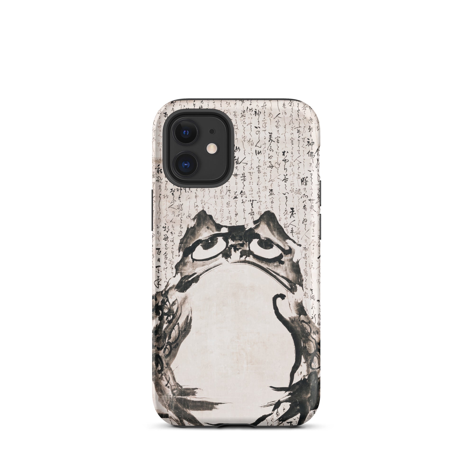 Japanese Frog Getsuju Iphone Case, 12 Mini / Matte, Frog Themed Phone Case