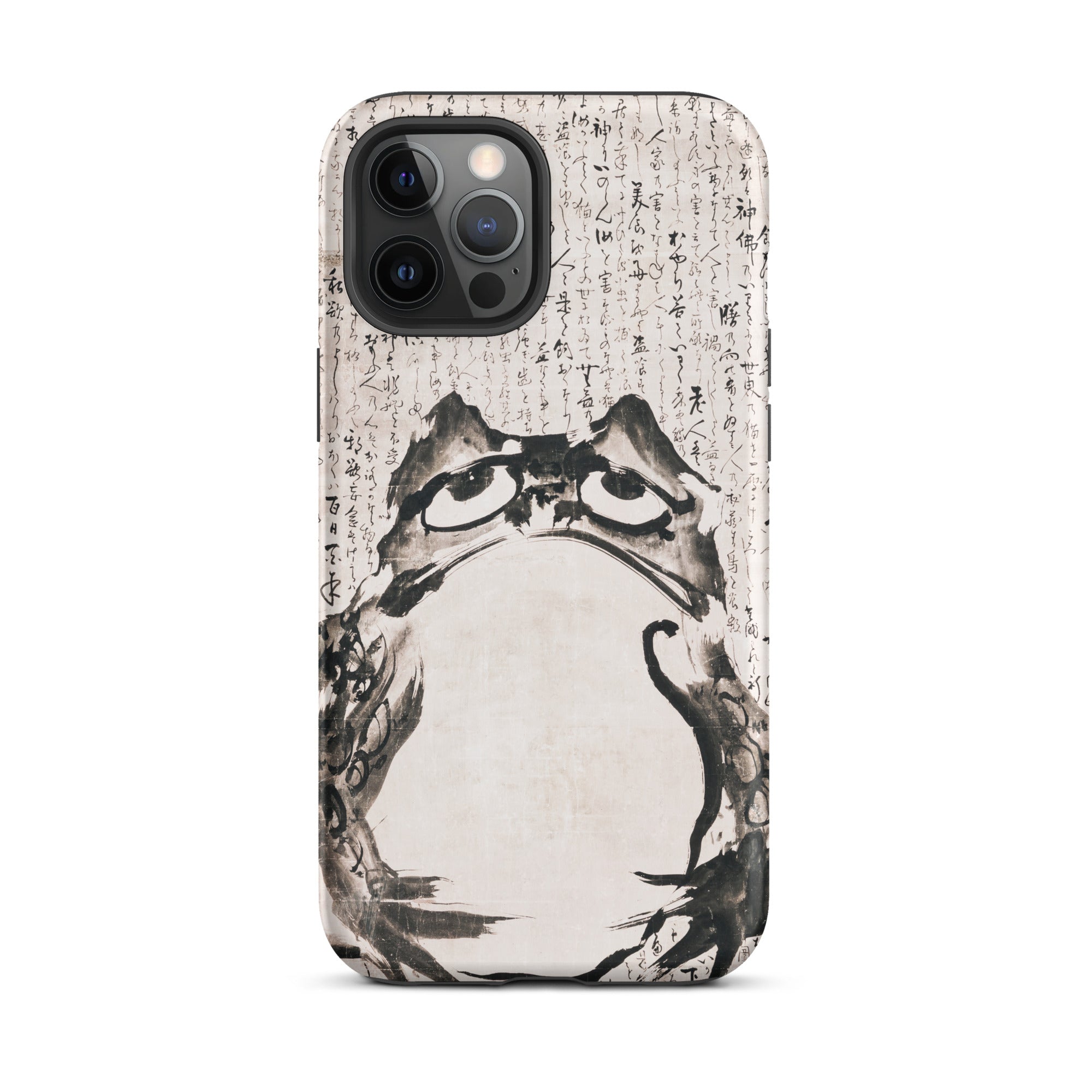 Japanese Frog Getsuju Iphone Case, 12 Pro Max / Matte, Frog Themed Phone Case