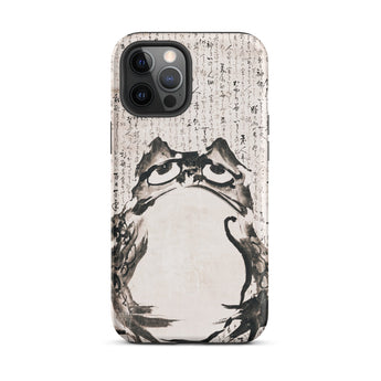 Japanese Frog - Getsuju Iphone Case, 12 Pro Max / Matte, Frog-themed Phone Case