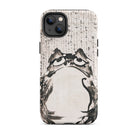 Japanese Frog Getsuju Iphone Case, 14 Plus / Matte, Phone Case Frog Design