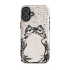 Japanese Frog Getsuju Iphone Case, 16 Plus / Matte, Phone Case Frog Design
