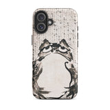 Japanese Frog - Getsuju Iphone Case, 16 Plus / Matte, Phone Case Frog Design