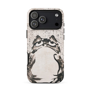 Japanese Frog - Getsuju Iphone Case, 17 Pro Max / Matte, Mobile Phone Cases, Toby Leon