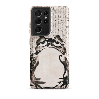 Japanese Frog - Getsuju Phone Case, Samsung Galaxy S21 Ultra / Matte, Mobile Cases, Toby Leon