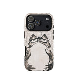 Japanese Frog - Getsuju Phone Case Iphone 17 Pro / Matte Iphone 12 Pro Max Case Frog Design Black Case, Getsuju Japanese