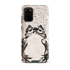 Japanese Frog Getsuju Samsung Case, Galaxy S20 Plus / Matte, Phone Case Black White Ink Painting Frog Background