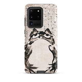 Japanese Frog - Getsuju Samsung Case, Galaxy S20 Ultra / Matte, Smartphone Case Black White Ink Painting Frog Japanese