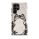 Japanese Frog Getsuju Samsung Case, Galaxy S22 Ultra / Matte, Phone Case Ink Wash Painting Wide Eyed Frog Surrounded
