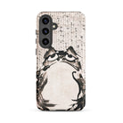 Japanese Frog Getsuju Samsung Case, Galaxy S24 Plus / Matte, Smartphone Case Black White Ink Painting Frog Chinese