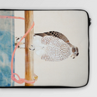 Japanese Hawk - Tosa Mitsuoki Laptop Sleeve, Laptop Sleeve Artistic Print Bird Perched Branch