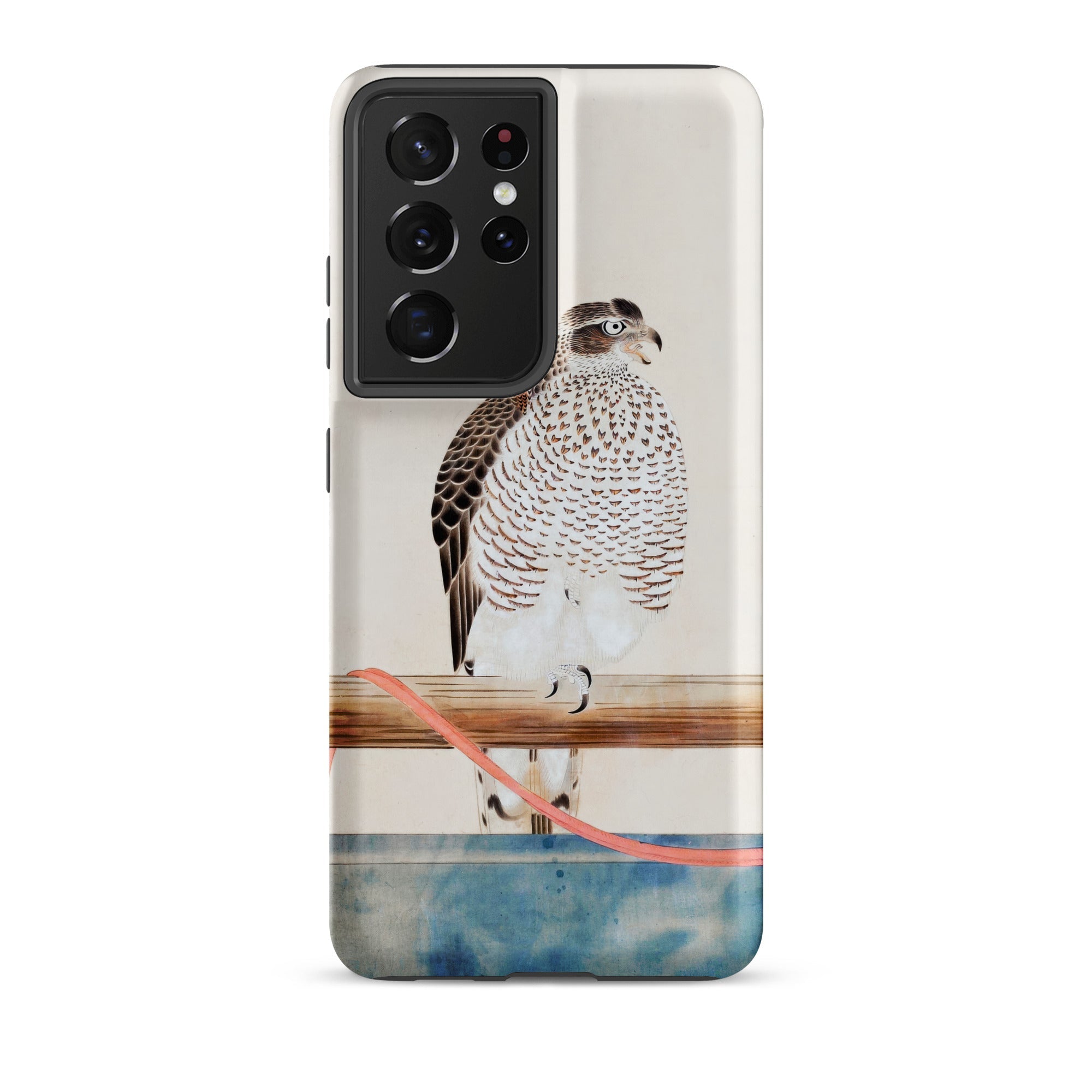 Japanese Hawk Tosa Mitsuoki Samsung Case, Galaxy S21 Ultra / Matte, Smartphone Case Printed Falcon Perch