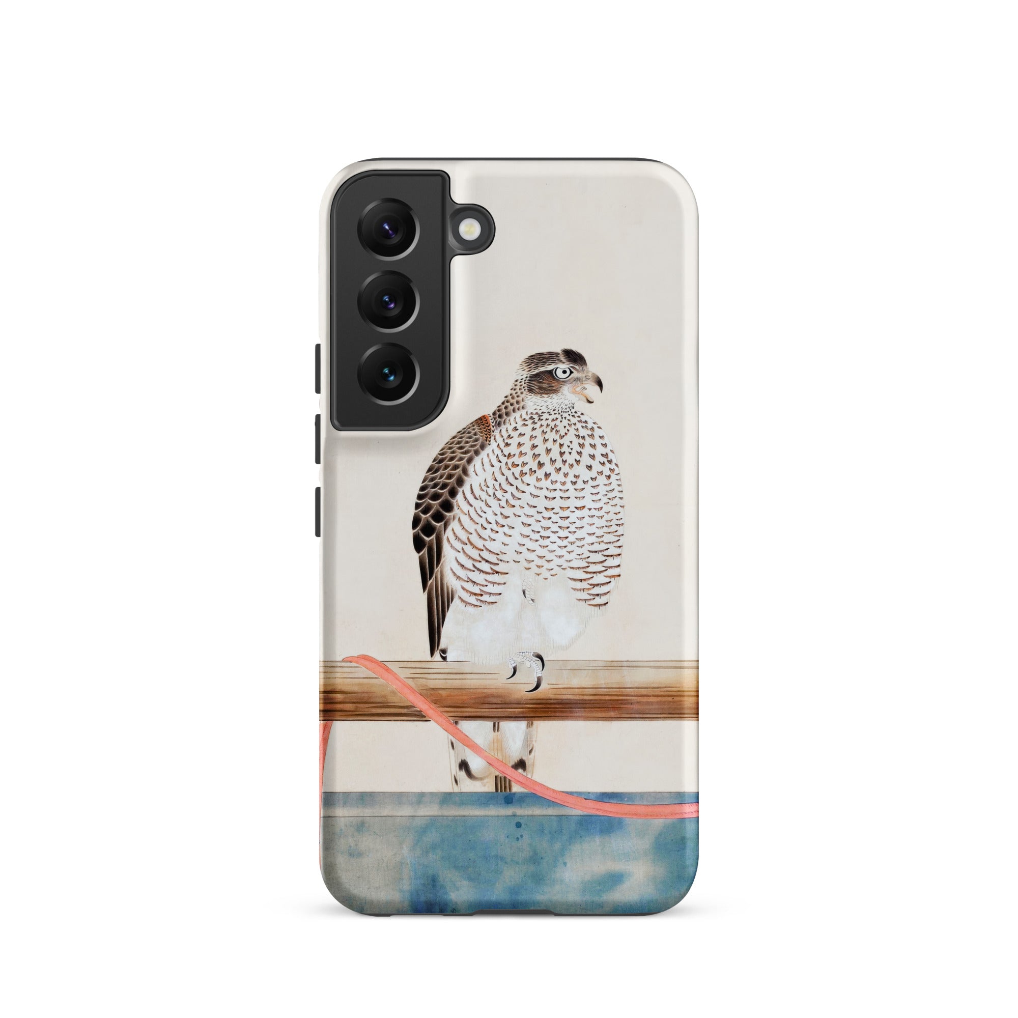 Japanese Hawk Tosa Mitsuoki Samsung Case, Galaxy S22 / Matte, Protective Phone Case Design Bird Perch