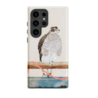 Japanese Hawk Tosa Mitsuoki Samsung Case, Galaxy S24 Ultra / Matte, White Brown Phone Case Hawk Design