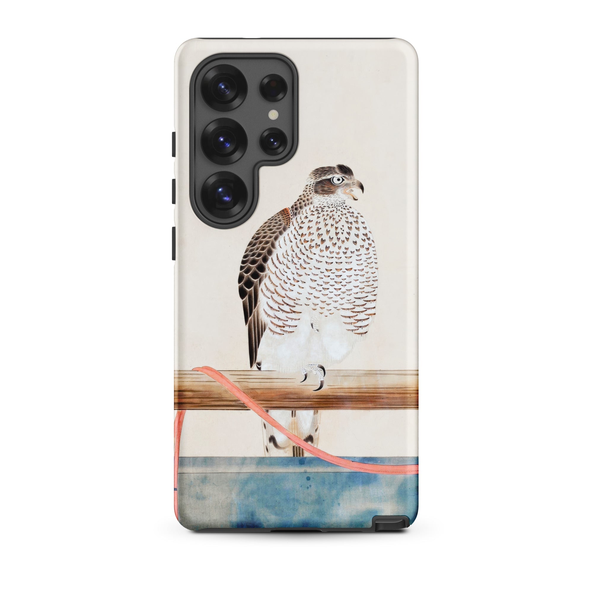 Japanese Hawk Tosa Mitsuoki Samsung Case, Galaxy S25 Ultra / Matte, White Smartphone Case Hawk