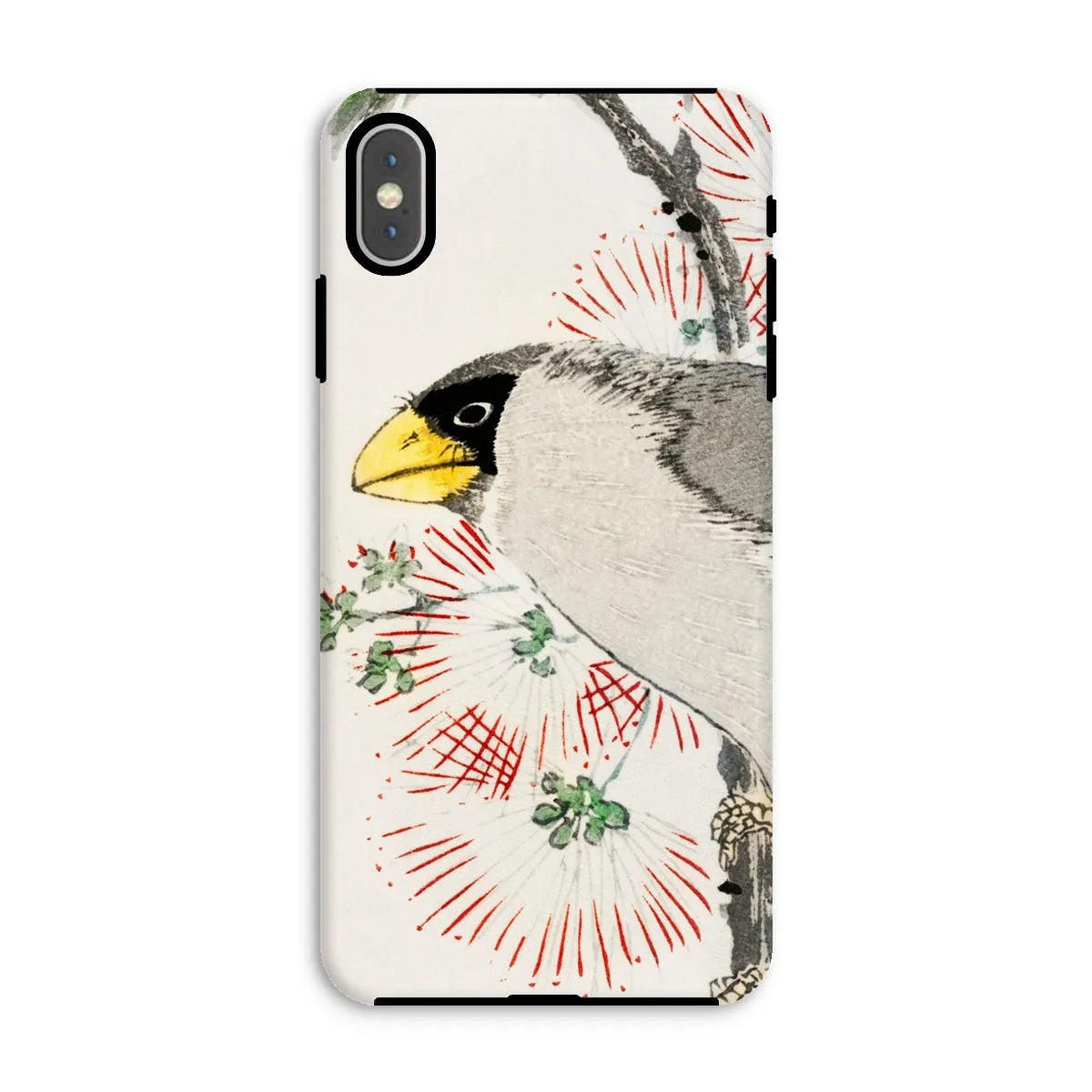 Japanese Masked Hawfinch Art Phone Case - Numata Kashu - Iphone Xs Max / Matte - Mobile Phone Cases - Aesthetic Art