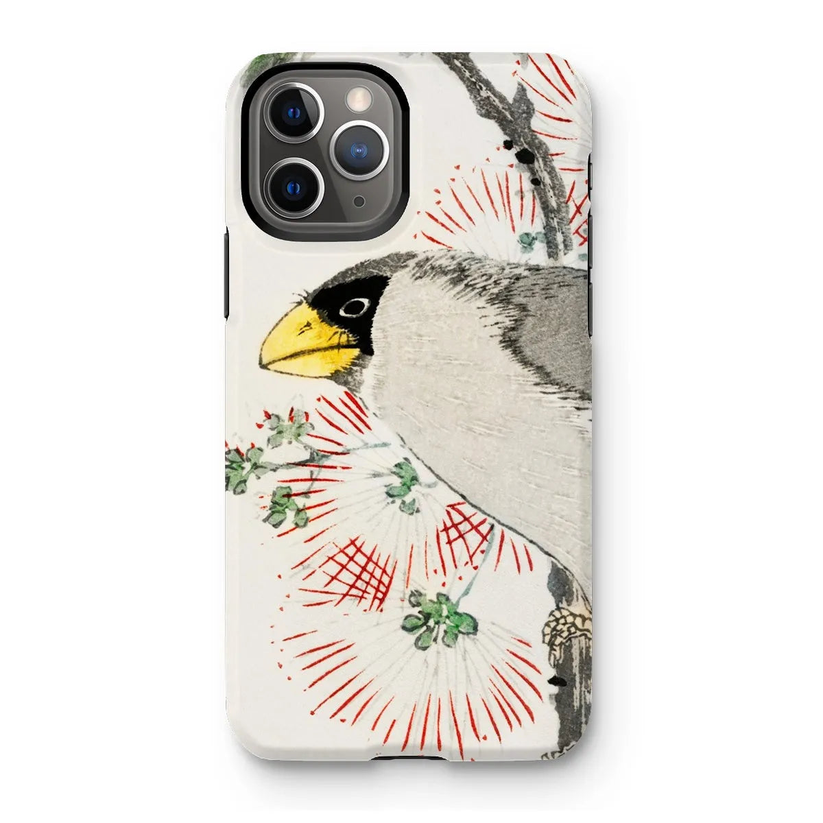 Japanese Masked Hawfinch Art Phone Case - Numata Kashu - Iphone 11 Pro / Matte - Mobile Phone Cases - Aesthetic Art