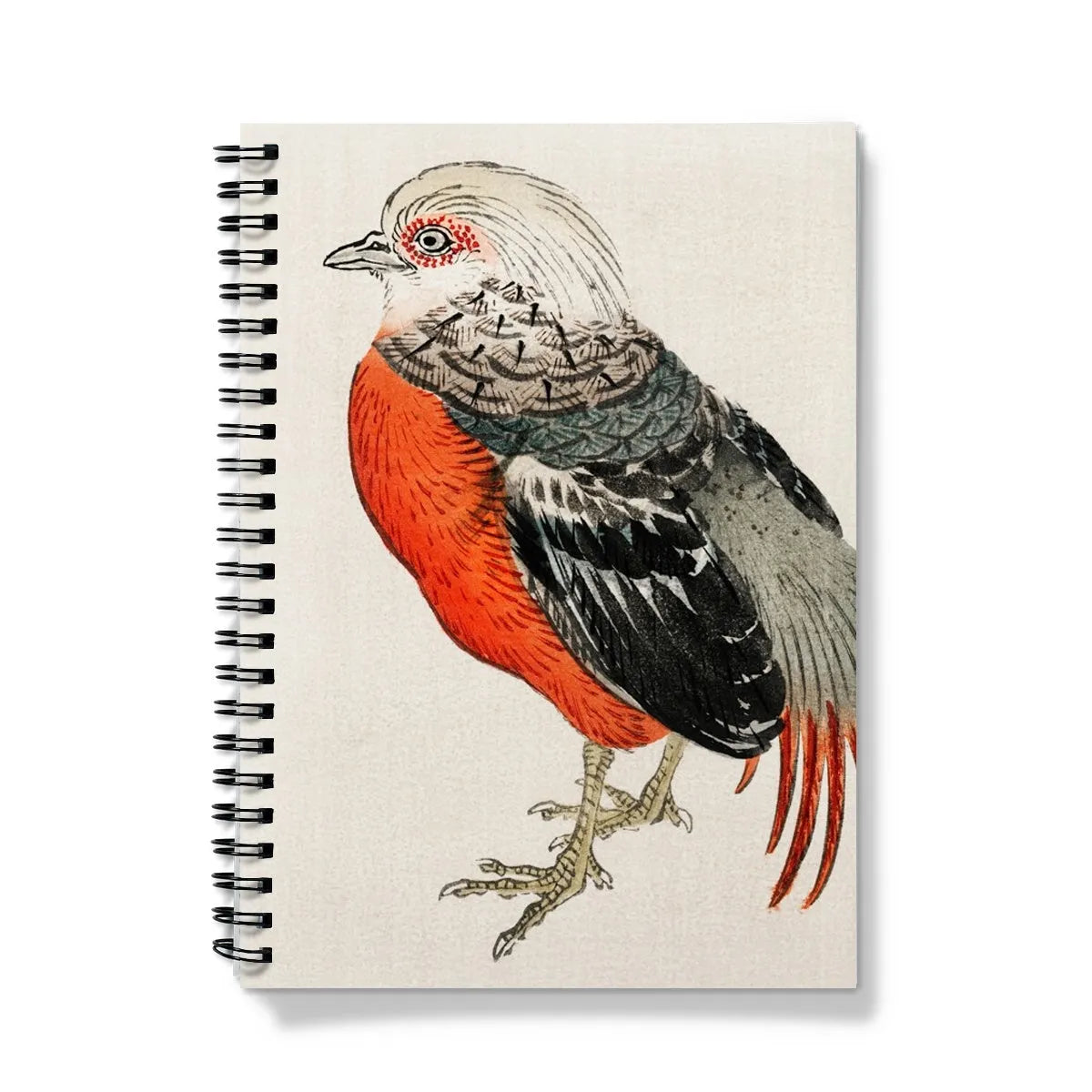 Japanese Pheasant By Kōno Bairei Notebook - A5 / Graph - Notebooks & Notepads - Aesthetic Art