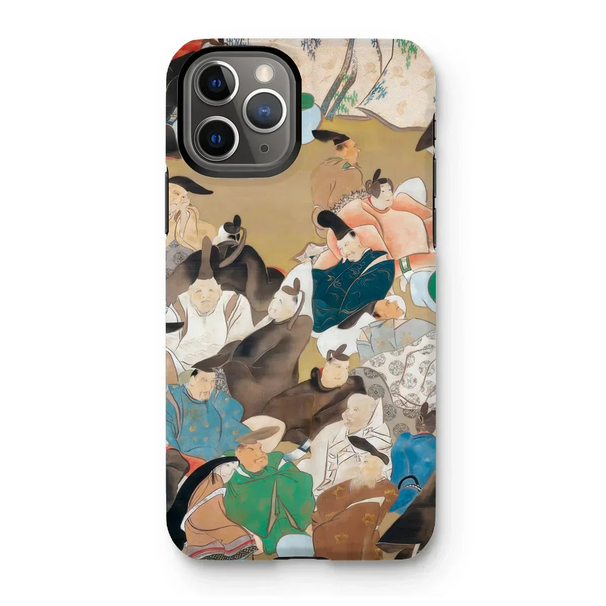 Japanese Poets - Ikeda Koson Heian Period Iphone Case, 11 Pro / Matte, Iphone Case Traditional Asian Artwork Figures Colorful Robes