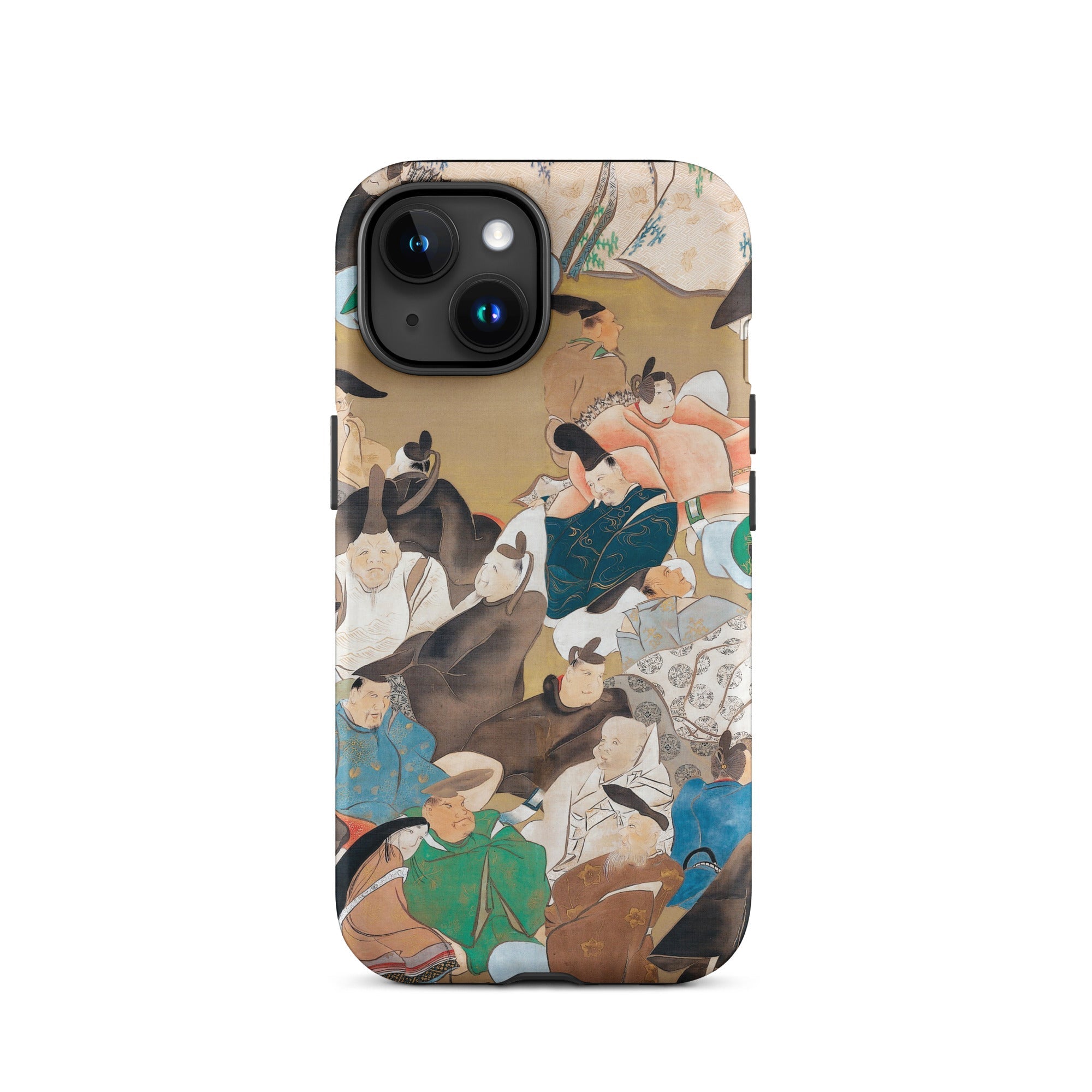 Japanese Poets Ikeda Koson Heian Period Iphone Case, 15 / Matte, Phone Case Historical Painting Design