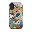 Japanese Poets Ikeda Koson Heian Period Iphone Case, 16 Plus / Matte, Phone Case Historical Painting