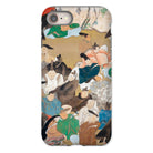 Japanese Poets Ikeda Koson Heian Period Iphone Case, 8 / Matte, Phone Case Traditional Japanese Artwork Figures Colorful Robes