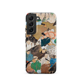 Japanese Poets - Ikeda Koson Heian Period Phone Case Samsung Galaxy S22 / Matte Phone Case Vibrant Traditional Japanese Painting Figures