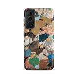 Japanese Poets - Ikeda Koson Heian Period Samsung Case, Galaxy S21 Fe / Matte, Smartphone Case Colorful Traditional Japanese-style Painting