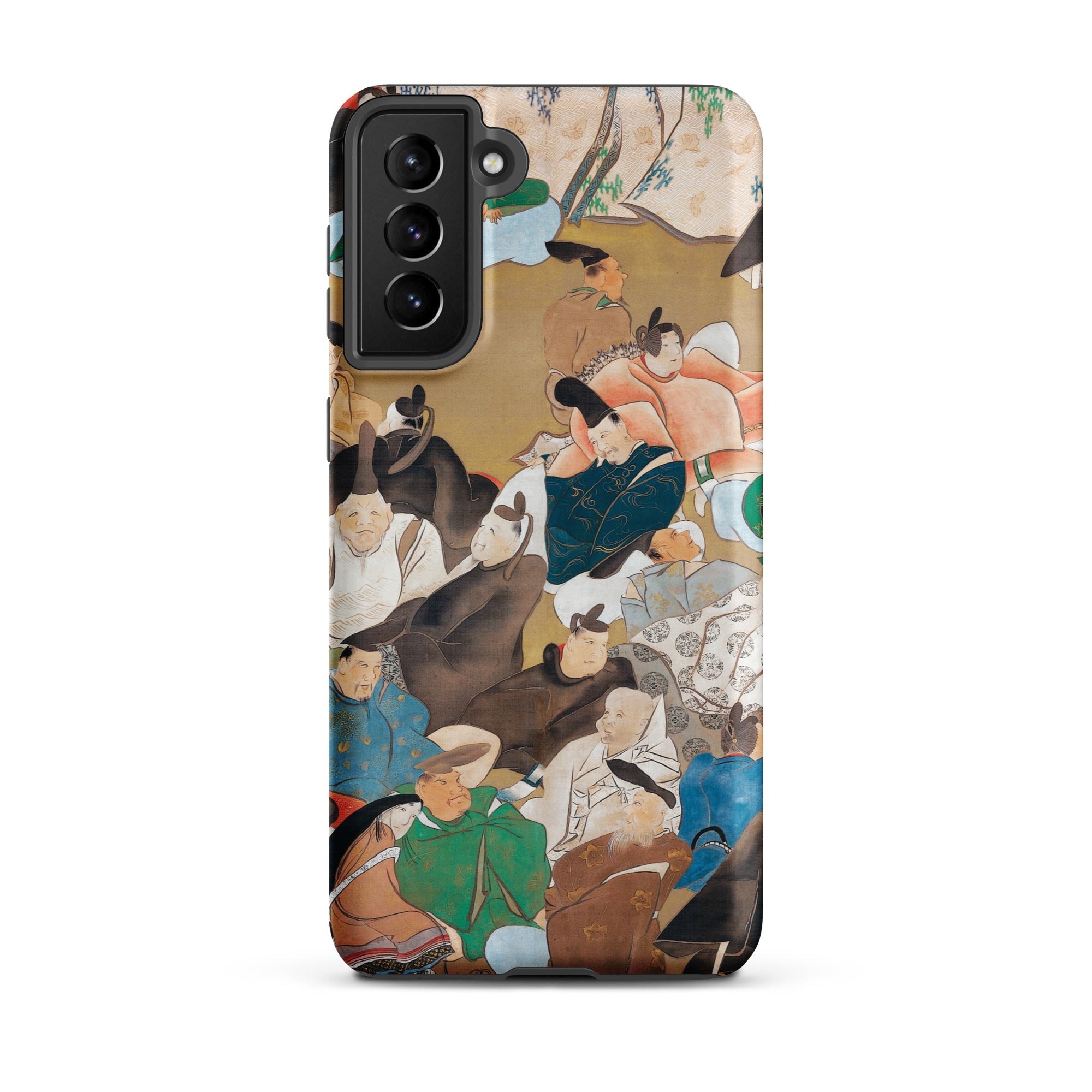 Japanese Poets Ikeda Koson Heian Period Samsung Case, Galaxy S21 Plus / Matte, Smartphone Case Japanese Painting People Traditional Attire
