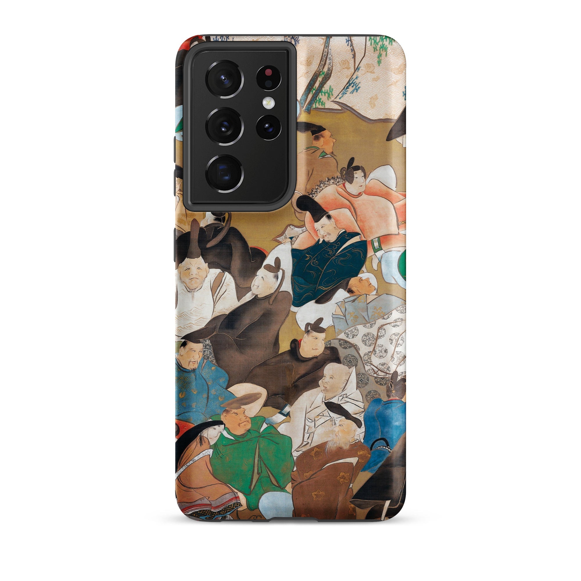 Japanese Poets Ikeda Koson Heian Period Samsung Case, Galaxy S21 Ultra / Matte, Smartphone Case Traditional Japanese Art Print People