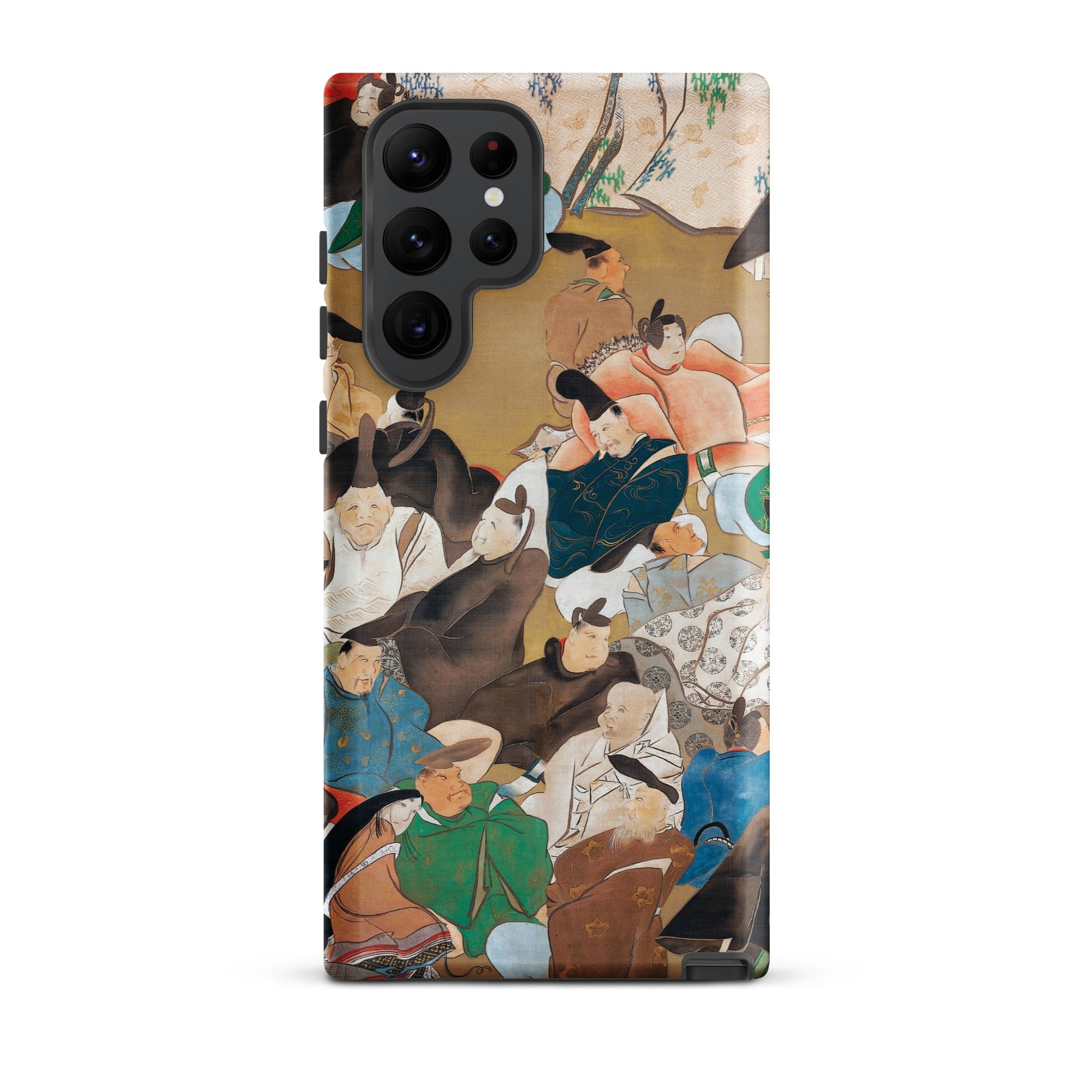 Japanese Poets Ikeda Koson Heian Period Samsung Case, Galaxy S22 Ultra / Matte, Smartphone Case Traditional Japanese Painting People Poses