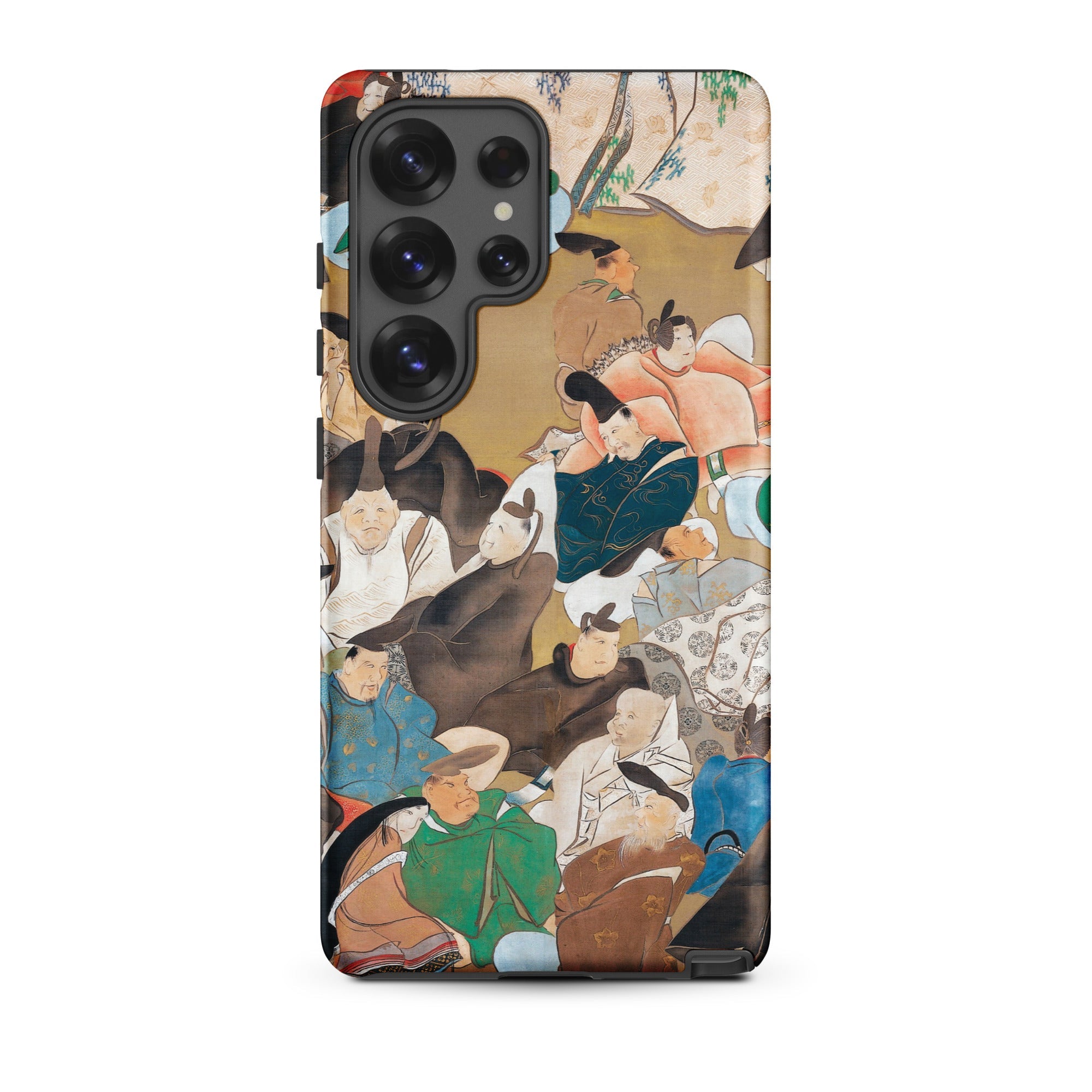 Japanese Poets Ikeda Koson Heian Period Samsung Case, Galaxy S25 Ultra / Matte, Smartphone Case Traditional Japanese Art Design Multiple