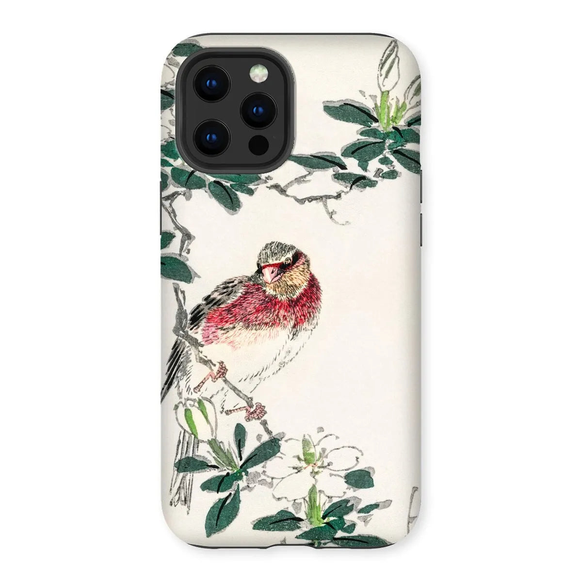 Japanese Rosefinch Bird Art Phone Case - Numata Kashu - Iphone 13 Pro Max / Matte - Mobile Phone Cases - Aesthetic Art